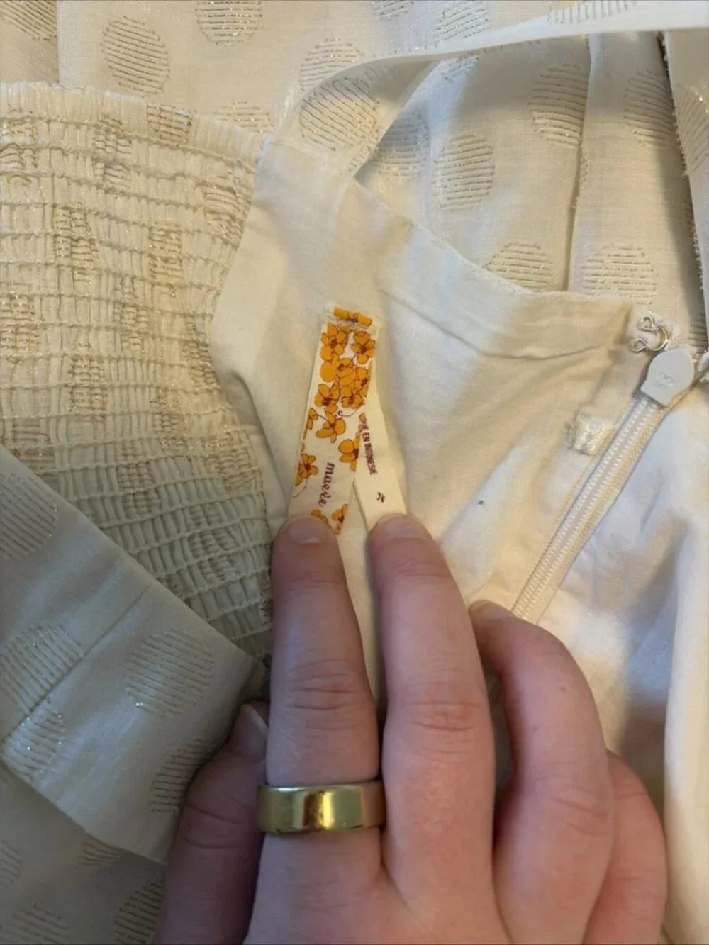 Anthropologie Maeve Sparkle Dot dress - Picture 3 of 5